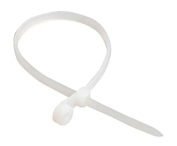 Хомут кабельный 3.5х150 нейл. бел. с отвер. для креп. ХОК (уп.100шт) IEK UHH40-4-150-100 