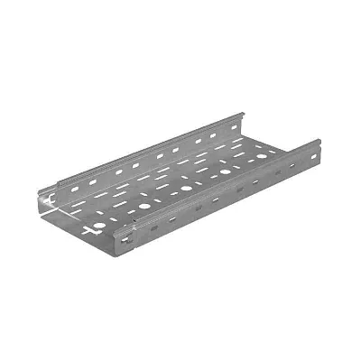 Лоток листовой перфорированный 200х50 L3000 сталь 0.7мм "БЫСТРЫЙ МОНТАЖ ПЛЮС" LPplus50-200-0.7-3000 оцинк. КМ PL0214 