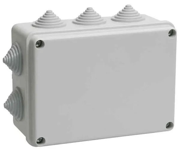 Коробка распаячная ОП 150х110х70 IP55 KM41242 (10 каб.ввод.) IEK UKO10-150-110-070-K41-55 