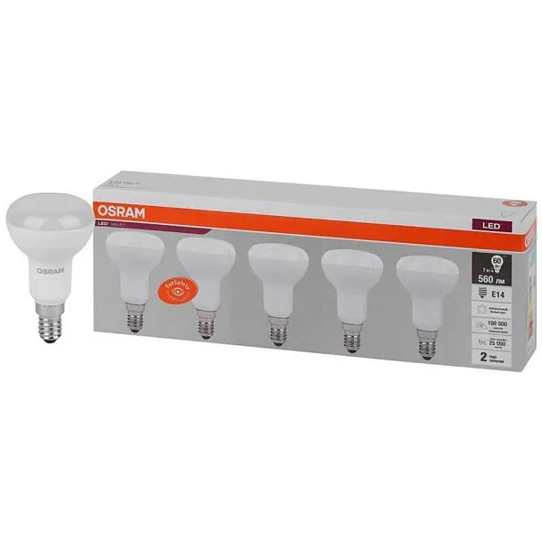 Лампа ЛЕД  R50 7W/840 LVR60 7SW/840 E14 RU OSRAM
