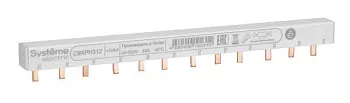 Шинка гребенчатая 3п (L1L2L3) 63А 12мод. 18мм SE C9XPH312