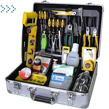 Набор инструментов для работы с оптическим кабелем