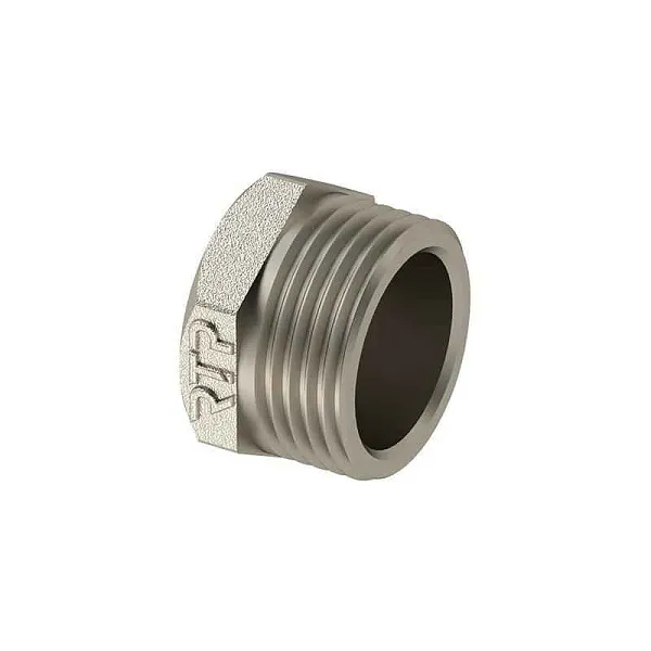 Заглушка латунь наружн. резьба 3/8дюйм никель (инд. упак.) RTP 34868 