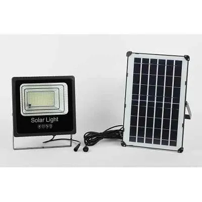 Прожектор светодиодный 100Вт 5000К 1200лм IP65 уличный с датчиком движения солнечная батарея ПДУ Эра Б0049547