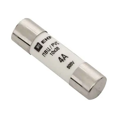 Вставка плавкая цилиндрическая ПВЦ 10х38 4А EKF pvc-10x38-4 