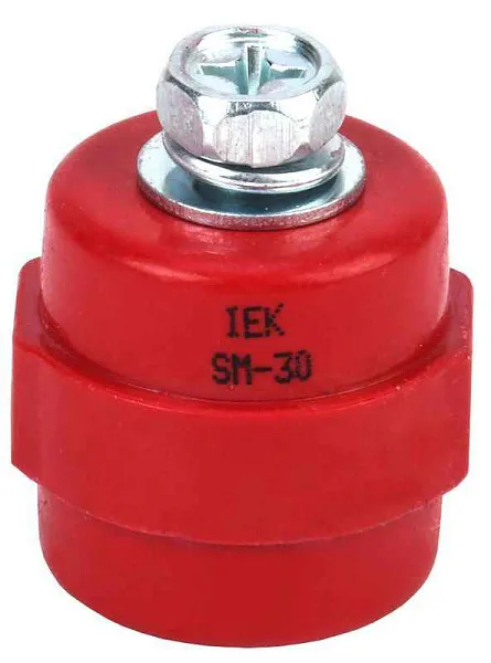 Изолятор SM30 (М8) силовой с болтом IEK YIS11-30-08-B 
