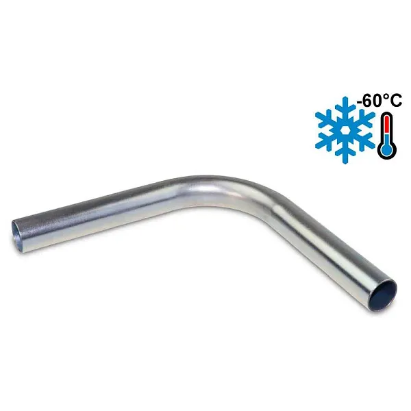 Поворот 90 градусов из оцинкованной стали 40х1,2 мм ГОФРОМАТИК 