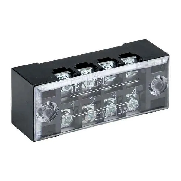 Терминал клеммный TB-1504 до 1.5кв.мм 15А 4 клеммные пары EKF tb-1504 