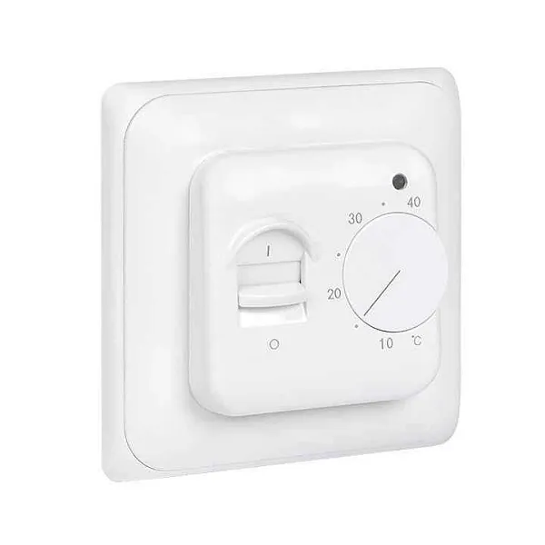 Термостат механический MTT-2 (OTN-1991; RTC 70.26; MST-1; R70XT; MT-26; M5.713) 16А 3.6кВт для теплых полов датчик пола бел. Basic EKF mtt-2 