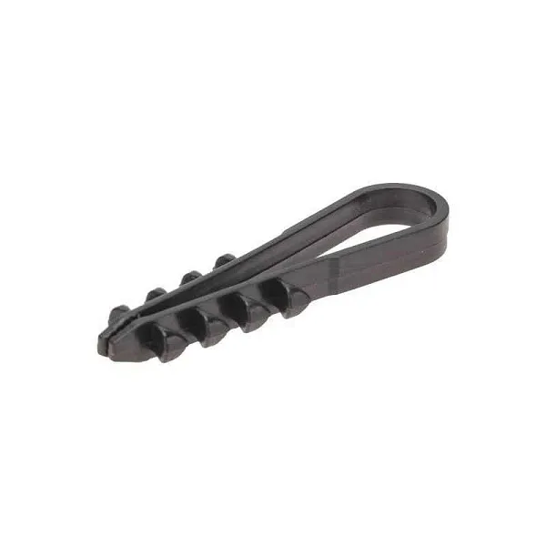 Дюбель-хомут 5-10 для круглого кабеля черн. (уп.100шт) PROCONNECT 07-4521 