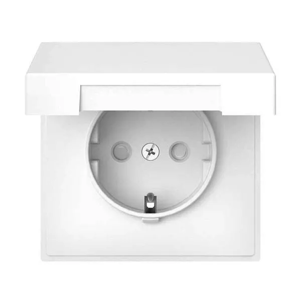 Элект Викинг Роз. о/у 1-я с заземл. 16А IP20 РА16-133-Б (белый) (60шт) Элект