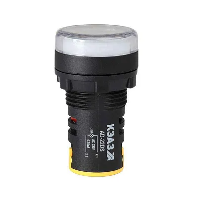 Лампа AD22DS(LED) матрица 22мм 230В бел. КЭАЗ 238572