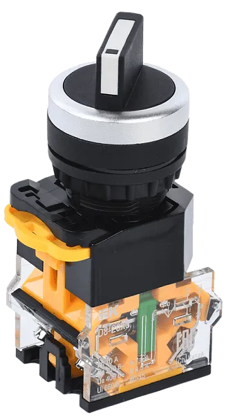 Переключат. D8-20X3 3 полож. 2NO черный IEK