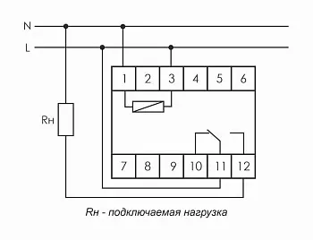 Реле времени PCA-512 8А 230В 1 перекл. IP20 задержка выключ. монтаж на DIN-рейке F&F EA02.001.001