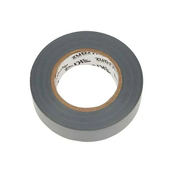 Изолента ПВХ 0.13х19мм 25м сер. Kranz KR-09-2208 