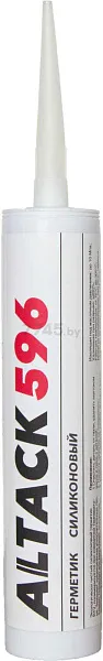 Герметик силиконовый маслостойкий Altack 596 нейтральный, красный, 300мл