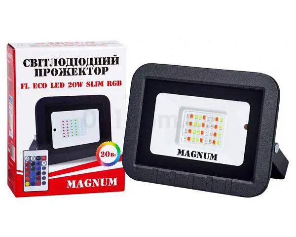 Прож. ЛЕД  20Вт 4К FL ECO 20W/740 230V BK FS1   LEDV