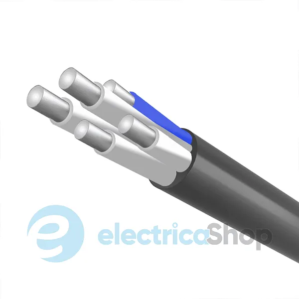 Кабель АВВГ 5x10 (АВВГнг-LS 5x  10 (ок) -0,66) Алюр, РФ