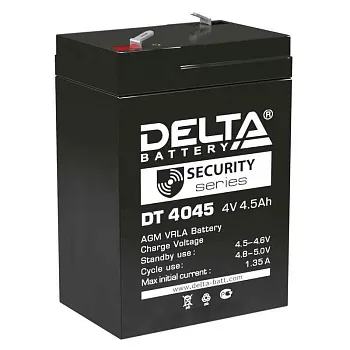 Аккумулятор ОПС 4В 4.5А.ч для прожекторов DT 4045 Delta 4614010040021