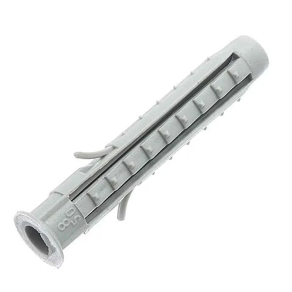 Дюбель 8х40 распорный с манжетом шипами и усами европодвес (уп.20шт) СТРОЙМЕТИЗ UTORM2330101 