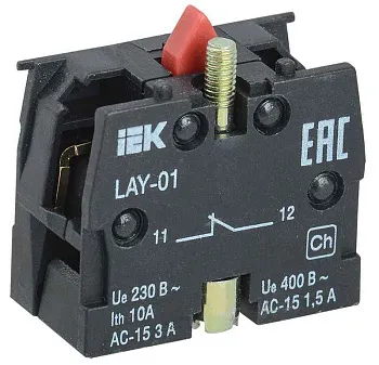 Блок контактный 1р для LAY5 KARAT IEK BDK11