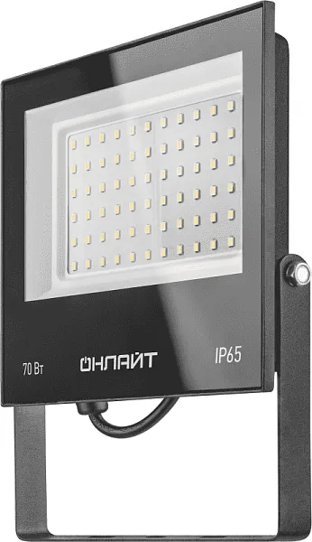 Прожектор светодиодный 61 950 OFL-70-6K-BL-IP65-LED 70Вт 6000К IP65 5600лм черн. ОНЛАЙТ 61950