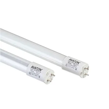 Лампа ЛЕД  Т8- 9Вт 600мм 4К прозр. 80 CRI G13 П AC 25x1 ФС