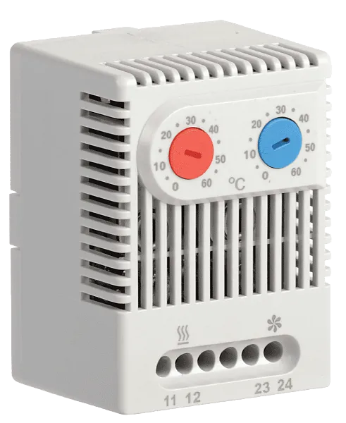 Термостат двуxканальный УККт от 0 до +60°C NO+NC IEK
